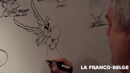Didier Conrad dessine Asterix