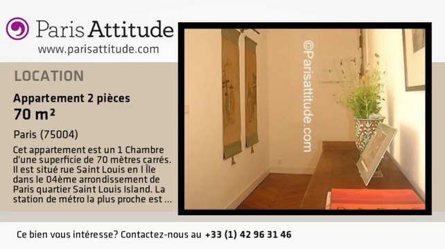 Appartement 1 Chambre à louer - Ile St Louis, Paris - Ref. 1450