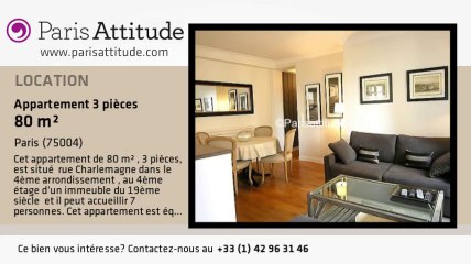 Appartement 2 Chambres à louer - St Paul, Paris - Ref. 3742