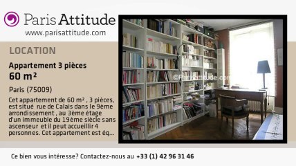 Appartement 2 Chambres à louer - Place de Clichy, Paris - Ref. 6137