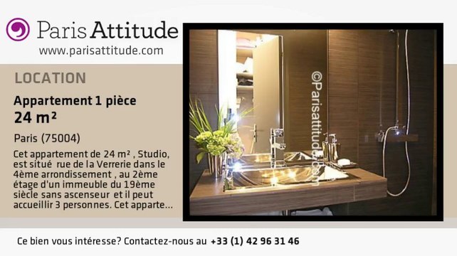 Appartement Studio à louer - St Paul, Paris - Ref. 6268