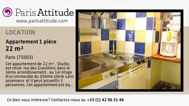 Appartement Studio à louer - Arts et Métier, Paris - Ref. 6177