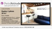 Duplex 1 Chambre à louer - St Paul, Paris - Ref. 8302