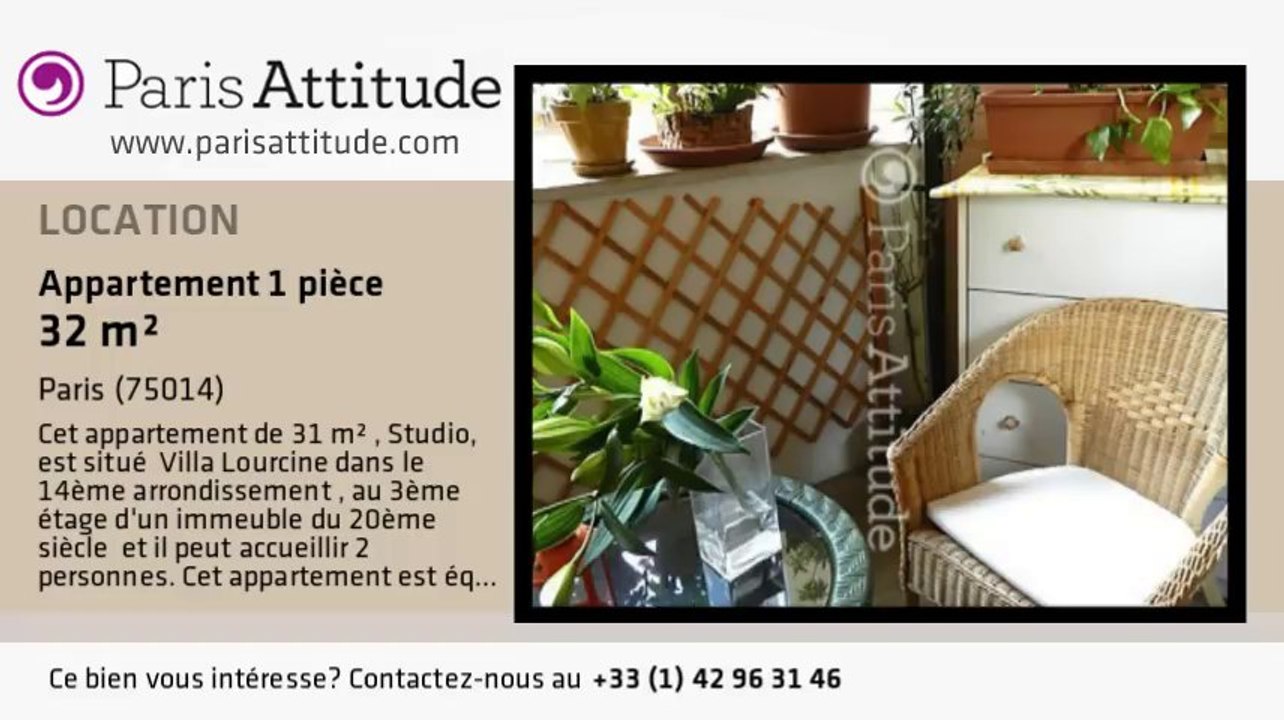 Appartement Studio à louer - Denfert Rochereau, Paris - Ref. 7877