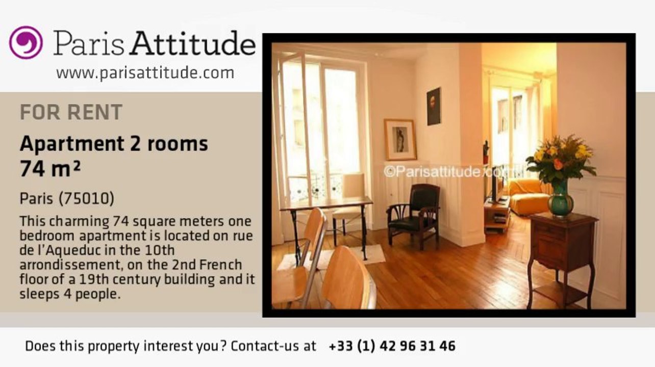 1 Bedroom Apartment for rent - Gare de l'Est/Gare du Nord, Paris - Ref. 1608