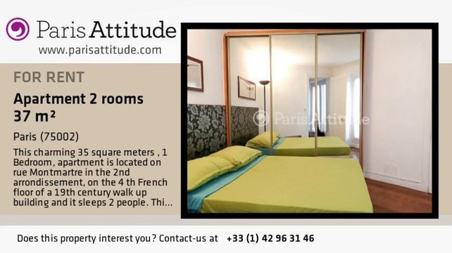 1 Bedroom Apartment for rent - Bourse, Paris - Ref. 1840