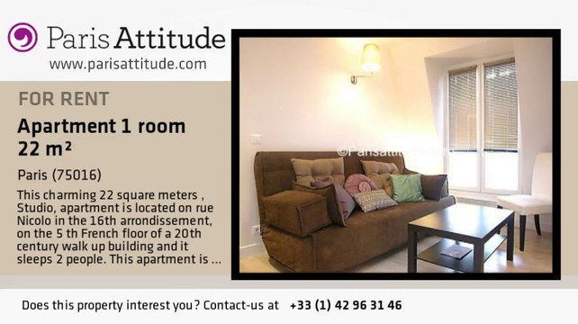 Studio Apartment for rent - La Muette, Paris - Ref. 6648