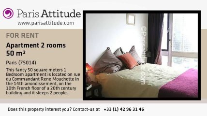 1 Bedroom Apartment for rent - Montparnasse, Paris - Ref. 4969