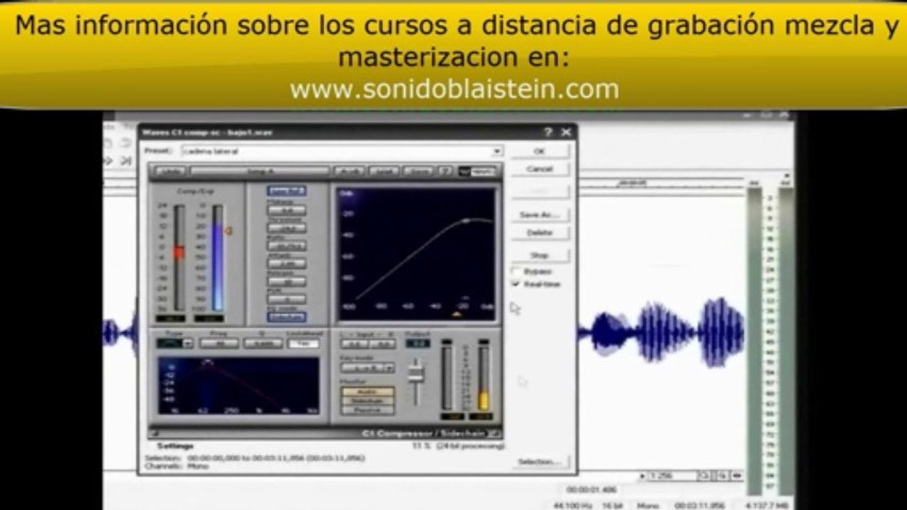 Instruccion online en sonido