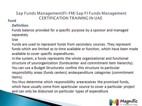Sap Funds Management(FI-FM)/Sap FI Funds Management CERTIFICATION TRAINING IN UAE
