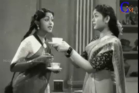 krishna kumari and saroja devi discuss about nageswara rao movie clip