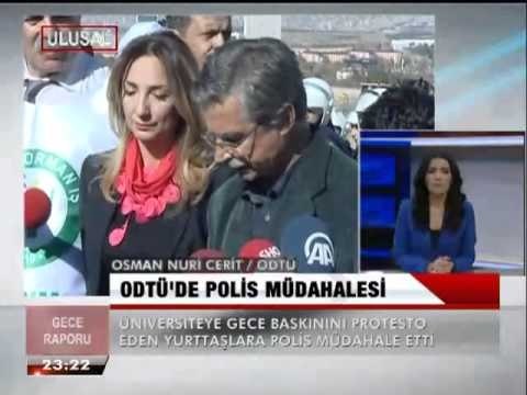 ODTÜ'DE POLİS MÜDAHALESİ