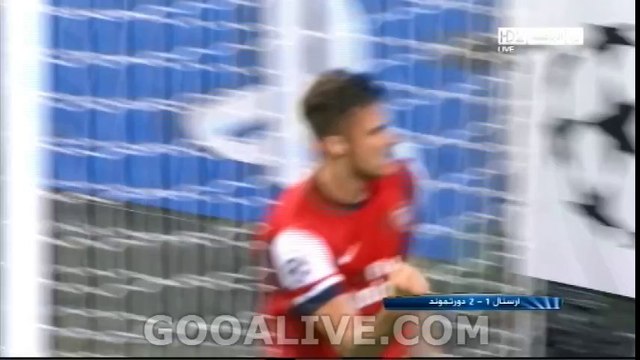 BV Borussia Dortmund Vs Arsenal FC 2-1 All Goals & Highlighs & HD 22/10/2013 GooaLive.com