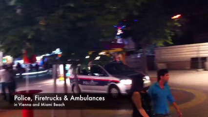 Police, Fire Trucks & Ambulances in Vienna and Miami Beach