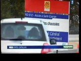 SAINT CYPRIEN :LA RD 612 SUR LA ROUTE DES VACANCES