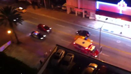 Crazy Person Provokes Ambulance