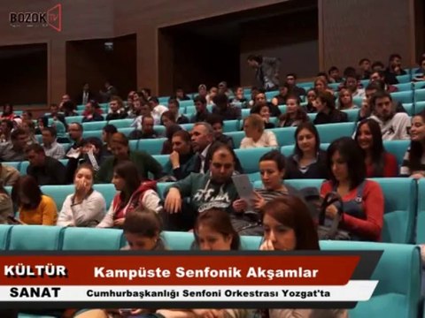 CUMHURBAŞKANLIĞI SENFONİ ORKESTRASI YOZGAT'TA