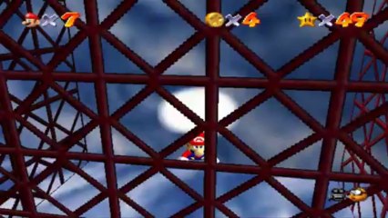 Super Mario 64 - Affreux Bassin - Etoile 6 : Combinaison de casquettes