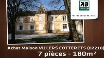 A vendre - maison - VILLERS COTTERETS (02210) - 7 pièces - 180m²