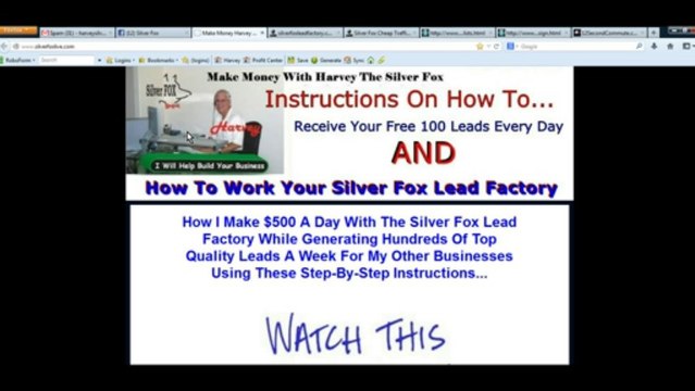 5-6-2013-I-Will-Show-You-How-You-Will-Make $500-Every-Day-With-Silver-Fox-Cheap-Traffic-100-Free-MLM-Opportunity-Seeker-Leads-A-Day-and-The-Silver-Fox-Lead-Factory-100-Percent-Commissions-