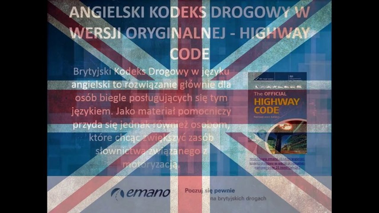 Materiały do nauki jazdy w UK