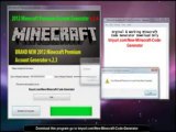 Free Minecraft Gift Code Generator Minecraft Premium Account Generator Daily updated 2012