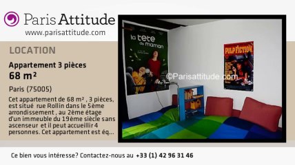 Appartement 2 Chambres à louer - Place Monge, Paris - Ref. 521