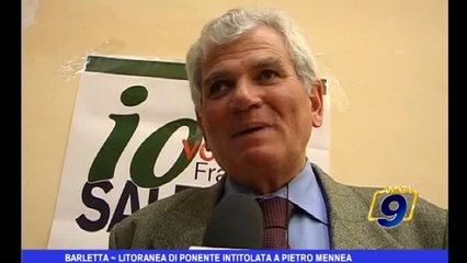 Video herunterladen: Barletta   Litoranea di Ponente intitolata a Pietro Mennea