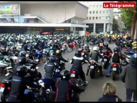 Rennes. Forte mobilisation des motards