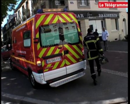 Lorient. Un ouvrier blessé dans l'incendie d'une station service désaffectée