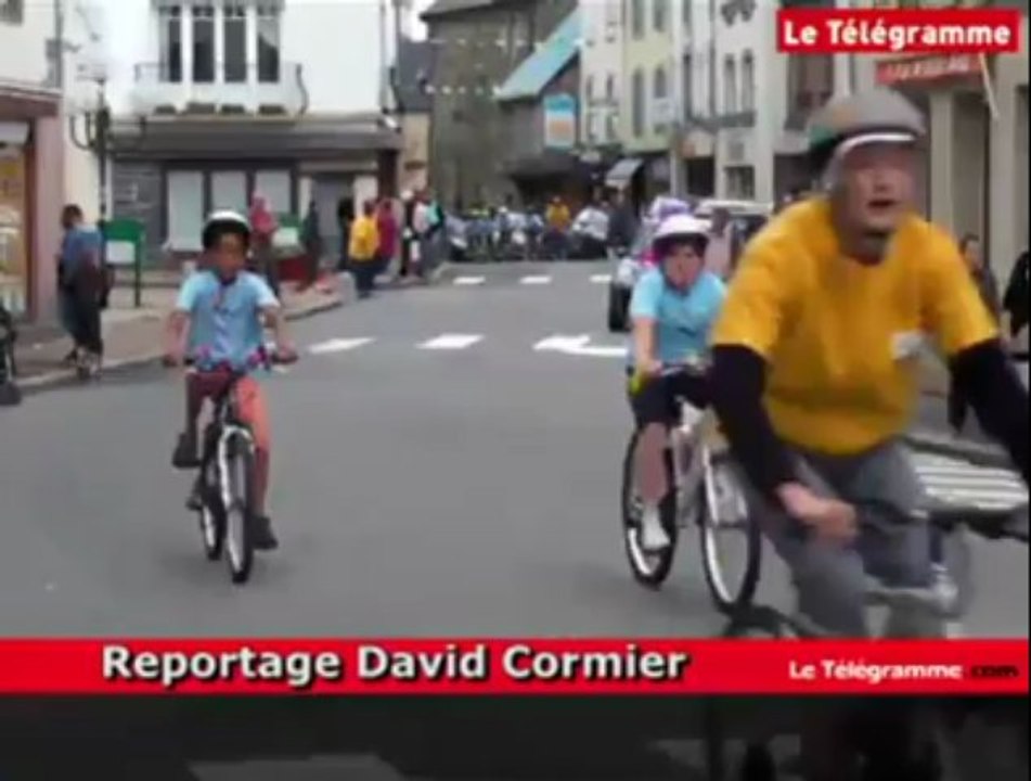Carhaix (29). Petit Tour de France : les CP, CE et CM sur le bitume