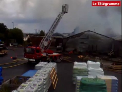Trégueux (22). Un violent incendie détruit le magasin Jardiland