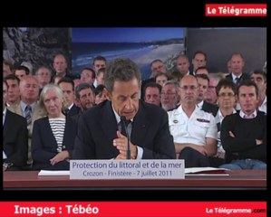 Crozon (29). Algues vertes : Sarkozy défend les agriculteurs