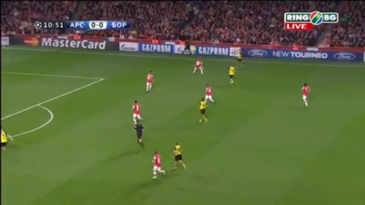 Arsenal - Borussia Dortmund Част1  22.10.2013