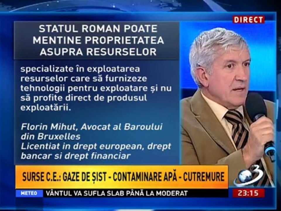 LUPTA PE TEMA GAZELOR DE SIST e abia la inceput. Ce spun avocatul FLORIN MIHUT, RADU TUDOR, MIRCEA DIACONU si PAVEL ABRAHAM