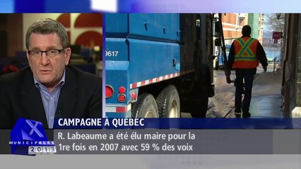 La campagne électorale à Québec