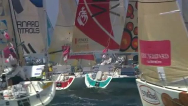 Solitaire du Figaro. Les images du départ des Sables-d'Olonne