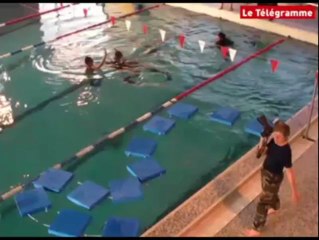 Lorient (56). "Le premier nageur qui pleure paie l'apéro !"