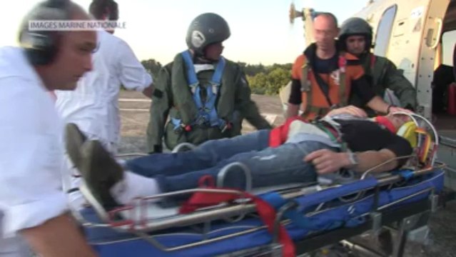 Chalutier Idatsa. Un pêcheur évacué au large d'Ouessant