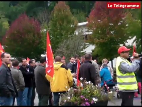 Quimperlé (29). 300 manifestants contre la politique d'austérité