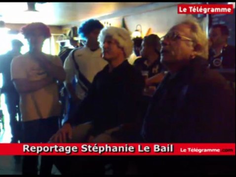 Vannes (56). Rugby : des supporters tendus au port