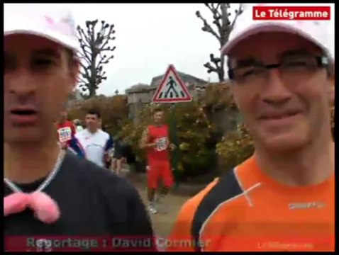 Saint-Pol-Morlaix (29). Ambiance de potache sur la ligne de départ !