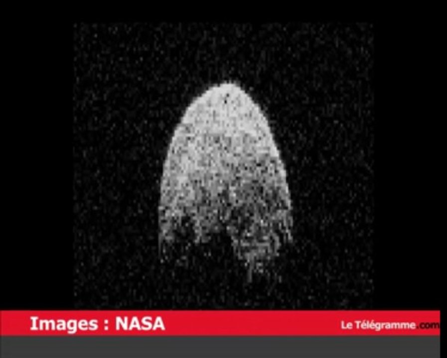 Espace : les images de l'astéroïde qui a frolé la Terre