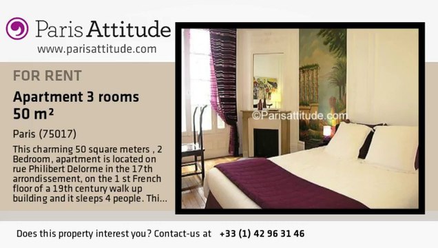 2 Bedroom Apartment for rent - Pereire, Paris - Ref. 1738