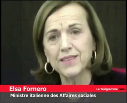 Italie Une ministre annonce des mesures de rigueur et fond en larmes