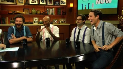 The Cast of "Men At Work" Curse With Larry King