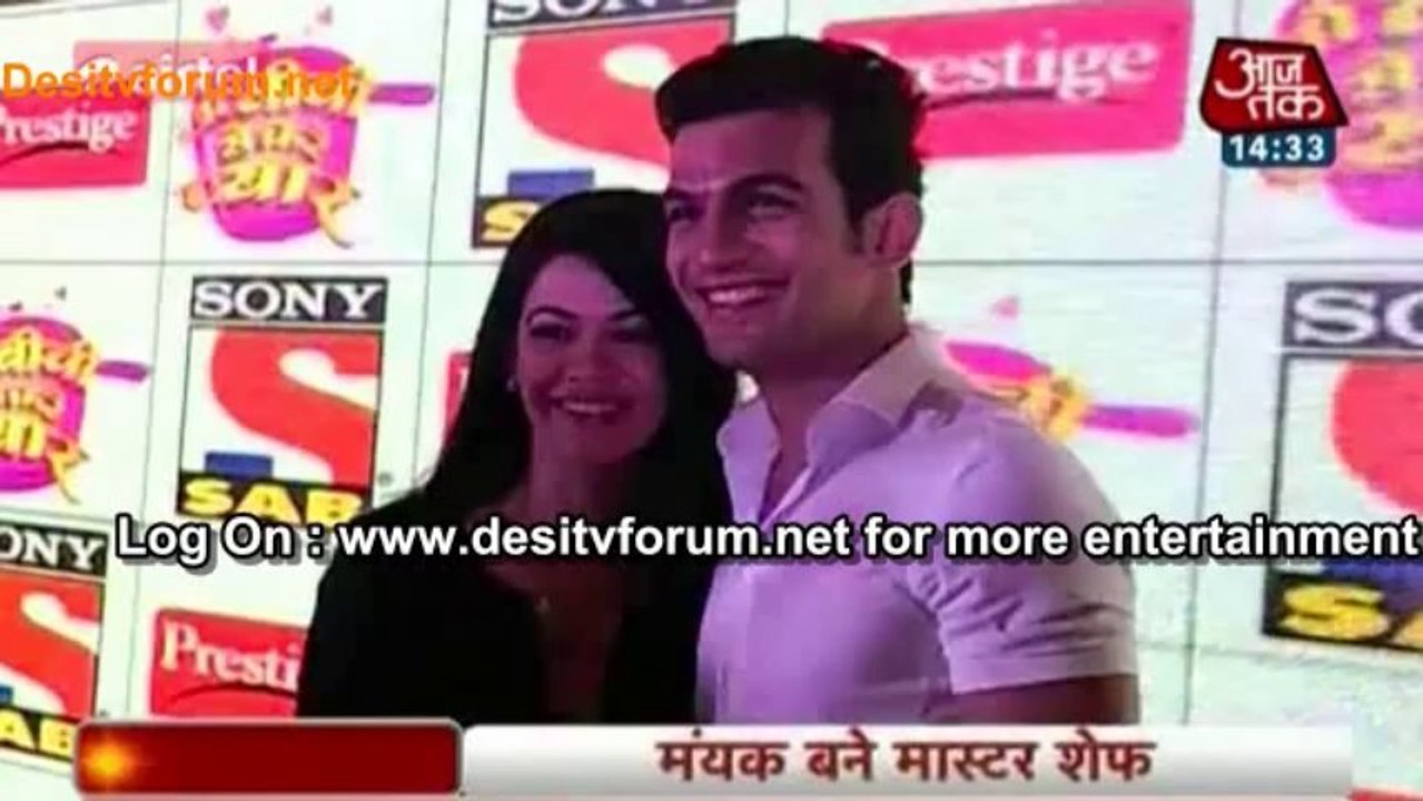 Arjun Bijlani-Shweta Gulati @JBSKP Launch Event-SBB Seg[23-10-2013]