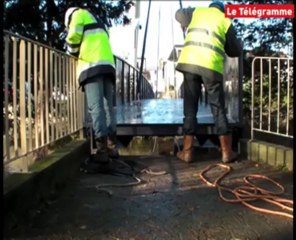Landerneau. Une nouvelle passerelle sur l'Elorn