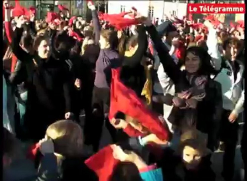 Vannes. L'école de danse Laurence Autret fait son flash mob