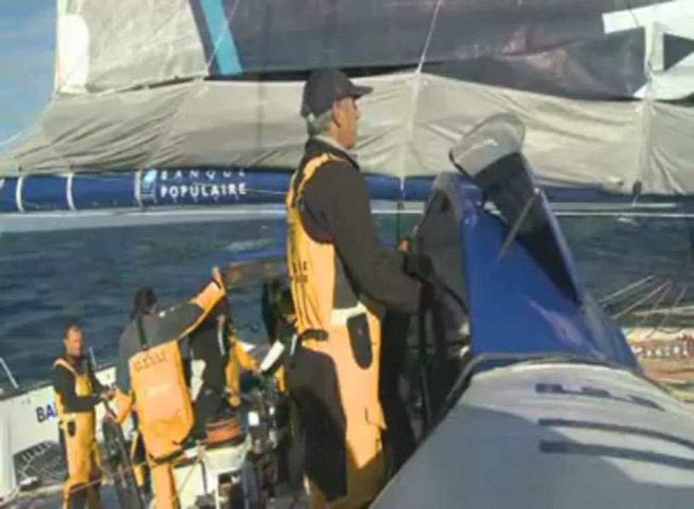 Trophée Jules-Verne. Portrait croisé de Thierry Chabagny avec Loïck Peyron